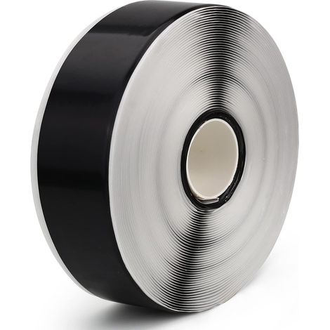 Butyl Tape 1 Roll 41mm x 15m Black Extra Thick Self Sealing Waterproof Tape for Wooden Decking Seams Roof Beams (1/5)