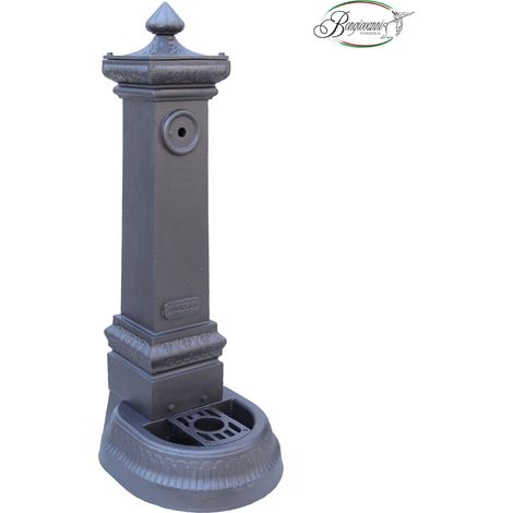 Fontana a colonna Milano H115 cm in ghisa per parco pubblico casa giardino esterno senza rubinetto (1/3)