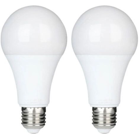 Lot de 2 Ampoule LED Detecteur de Mouvement PIR, E27 Culot Vissé, 12W, 1000 Lumens (équivalent de 100 watts), 220V, 6000K Blanc Froid, Ampoules d'éclairage de Sécurité (1/5)
