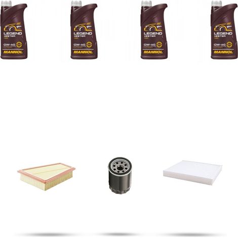 Kit tagliando 3 FILTRI e 4L OLIO compatibile con Renault Talisman 1.8 TCE 165kw Dal 2018 (1/4)