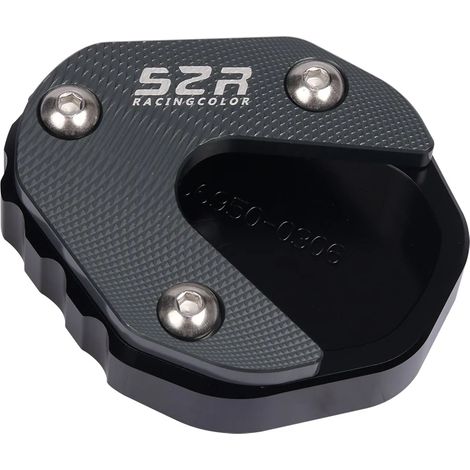 (Gris foncé) Compatible avec les accessoires moto CFMOTO 650GT et 400GT : béquille latérale, extension, support, plaque de support, étagère maxpower (1/4)