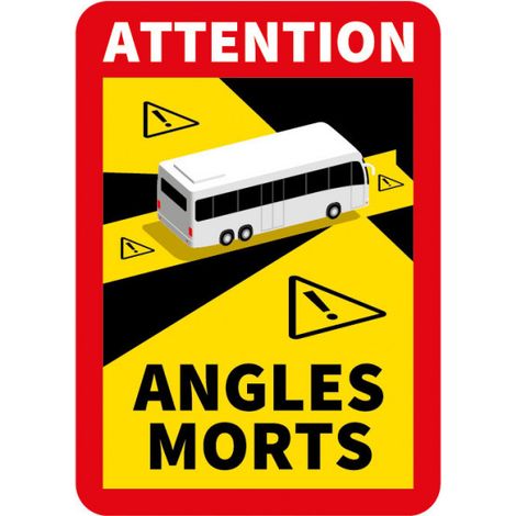 Sticker Angles morts pour Bus
