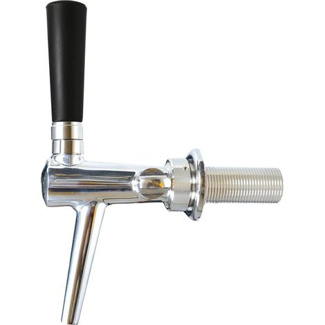 Robinet compensateur C-TAP en acier chromé-nickel, robinet à bière, robinet de tirage, qualité de mousse parfaite et durabilité exceptionnelle, longueur de filetage 55 mm