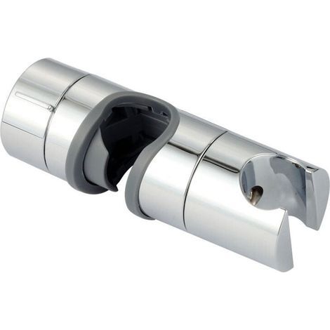 Supporto per doccia a mano sostituibile, supporto per soffione doccia in ABS cromato, diametro regolabile 18-25 mm (1/5)