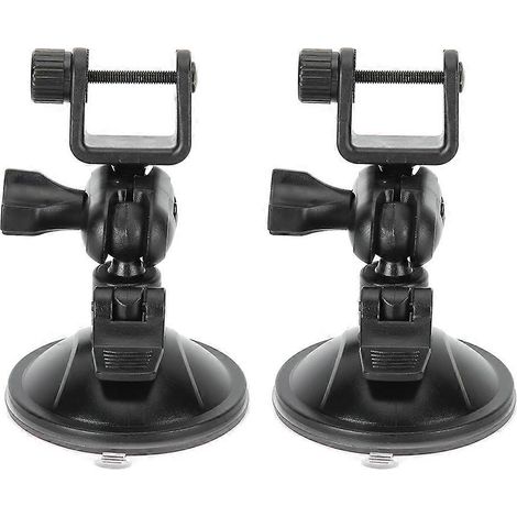 Support GPS 65mm Ventouse Rotative 360° Pour Dashcam Caméra De Bord, Support À Ventouse Universel, Lot De 2 Fixations Murales Pour Enregistreur De Conduite (1/5)