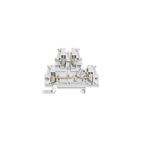 Connettore per binario a 2 livelli da 2,5 mm² grigio Viking 037167