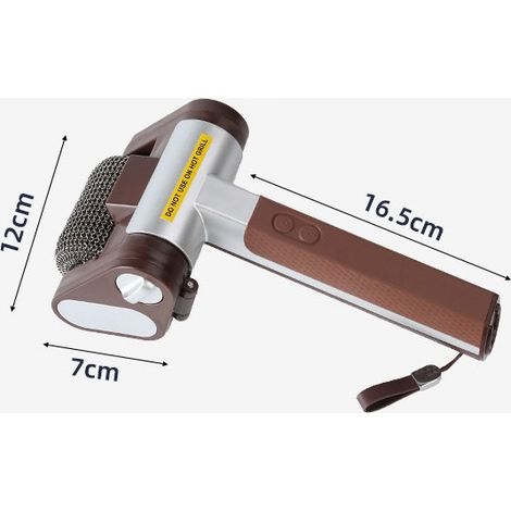Spazzola elettrica per barbecue con testa in acciaio inox e ruote brunastre, potente e facile da manovrare-lsw