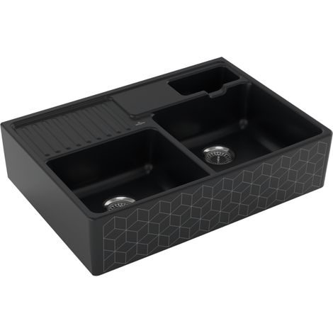 VB Spülstein Doppelbecken Spülstein Doppelbecken 632391 895x630mm Rechteck (1/2)