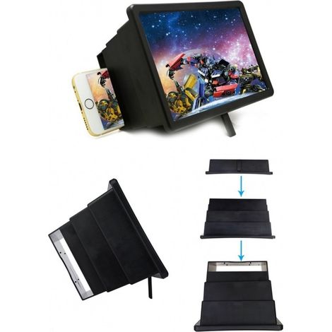 Video Amplifier Box 12" Portable Foldable Smartphone Magnifier