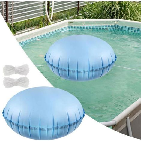 Oreiller D'hivernage - Pvc Anti-déchirure - Pour Piscine Rondes Jusqu'à 120x120 Cm - 4 Oeillets - 1 Pièce (1/5)