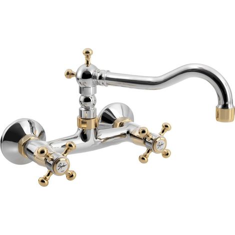 Sapho Antea - Lavabo, chrome/doré 3362 (1/3)