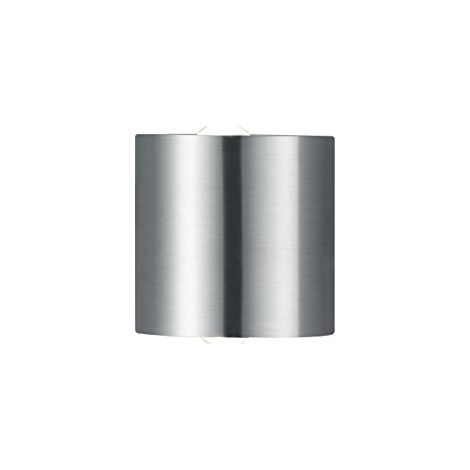 WALES APPLIQUE LED 6,2 W 620 lm, 3.000 K ACCIAIO DOPPIA LUCE CM9x9 (1/4)