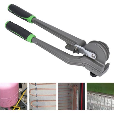 GROOFOO 3 in 1 Tubing Bender 180 Degree 1/4 3/8 1/2 Inch OD Copper Aluminum Tube Bender for HVAC Refrigeration Repair (1/5)
