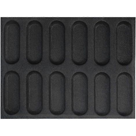 Moules à Pain en Silicone Antiadhésives - 12 Moules à Pain pour Boulangers (1/4)