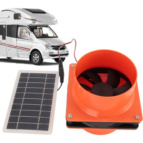Silent Solar Greenhouse Exhaust Fan  50w Solar Powered Exhaust Fan  Solar-powered Greenhouse Ventilation System  Solar Powered Kitchen Ventilation Fan Silent Solar Fan for Greenhouse Ventilati (1/5)