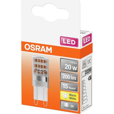 Osram - led pin cl (20) 1,9w/827 g9 - 4058075432307 - 4058075432307