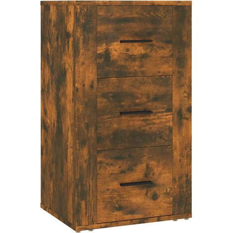 Maison Exclusive - Aparador madera contrachapada color roble ahum (1/5)