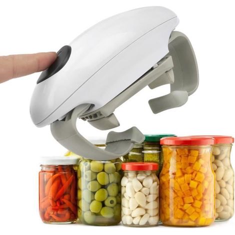 Ouvre-Bocal Électrique Portable Sans Fil - Outil de Cuisine Contemporain (1/4)
