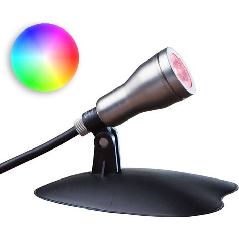Heissner L433-00 LED Smart Light RGB Spot mit 3 Watt, silber (1/5)