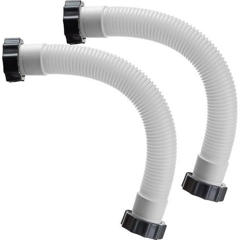 Set of 2 replacement hoses for 38mm pool filter pump, interconnect hose accessory for Intex filter pump (1/5)