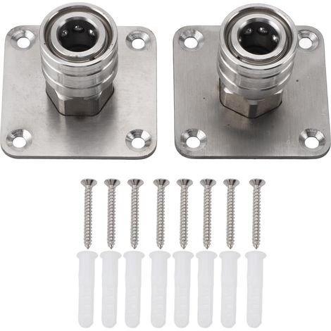 Supporto per lancia a schiuma per idropulitrice GARRYFIZH, ugello in acciaio inox con attacco rapido da 1/4", montaggio a parete (1/5)