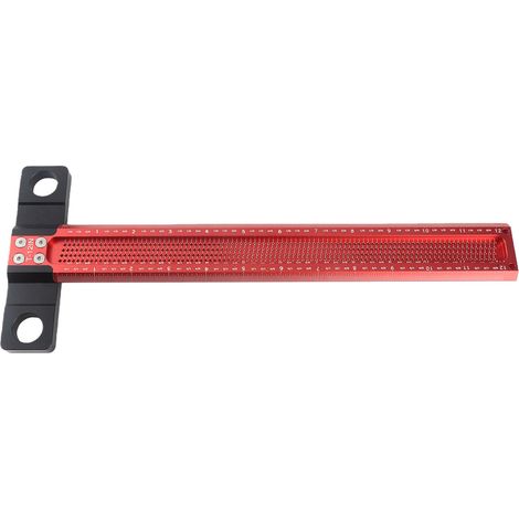 T-förmiger Anreißstab für imperiale Tischlerarbeiten, aus Aluminiumlegierung, zum Anreißen und Messen von Tischlerarbeiten (1/5)