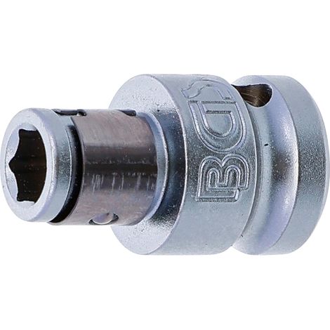 1 Adaptateur avec bille de retenue 10 mm six pans intérieurs 6,3 mm pour outil mécanique (1/4)