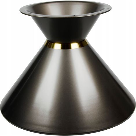 Base redonda, pata de mesa, marco, pedestal de mesa, reloj de arena marrón, 40 cm (1/5)