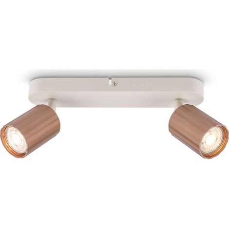 Deckenstrahler Deckenleuchte Deckenlampe Schlafzimmer Schwenkbar 2-flammig
