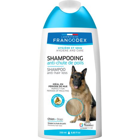 Shampooing Anti-Chute de Poils 250 ML pour chien - Francodex