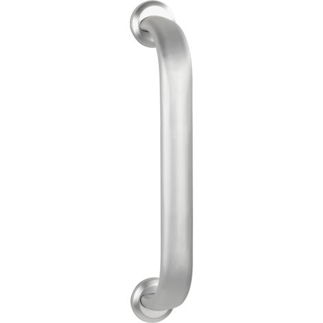 Wenko – Barre d'appui pour douche et WC – Aluminium inoxydable mat – Charge max 120 kg – Dimensions 47,5x7x12,5 cm – Poignée antidérapante (1/6)