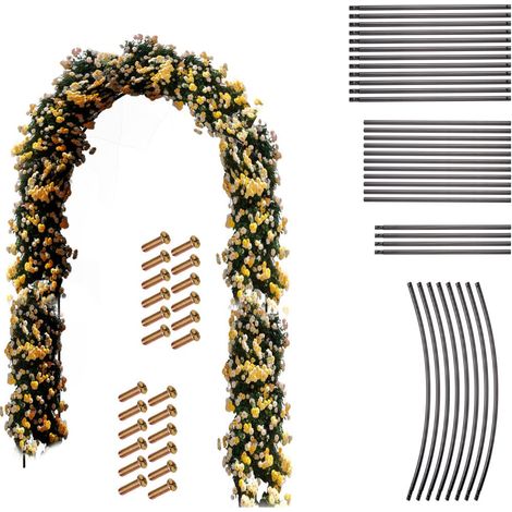 Metall gartenpergola blumenbogen 240 cm