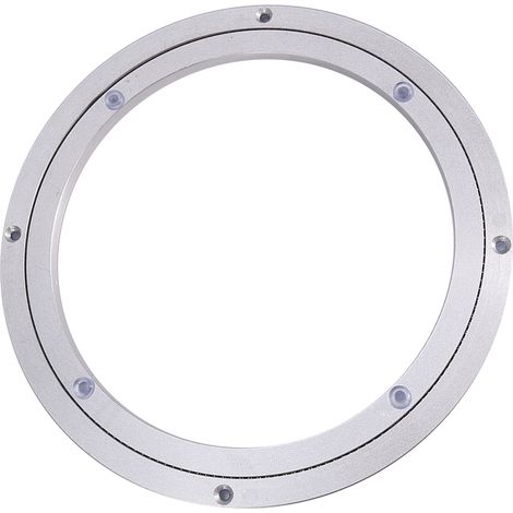Drehteller aus hochbelastbarer Aluminiumlegierung mit drehbarer Lagerplatte für runde Esstische (1/5)