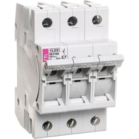 Interruptor fusible 3P 10A D01 VLD01 002261012