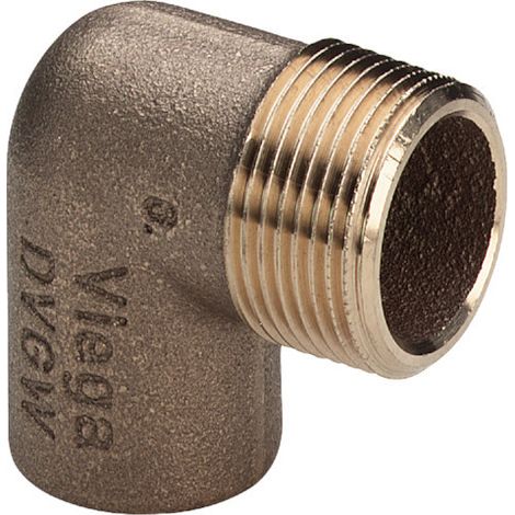 Viega Winkel Übergangswinkel Aussengewinde 94092G in 28mm x R1 Rotguss 149970 (1/3)
