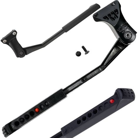 Cavalletto posteriore per bicicletta, 40 mm, 24-29”, fino a 25 kg, in alluminio Ursus Mooi. (1/4)