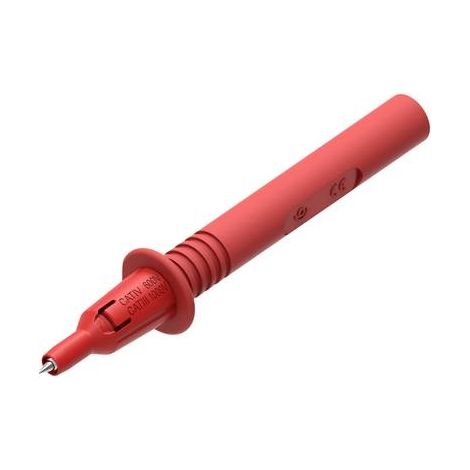 PJP 404-IEC-CD1-R SONDA DE PRUEBA ELECTRO HEMBRA 4 MM CAT III 1000 V ROJA 1 PZA(S)