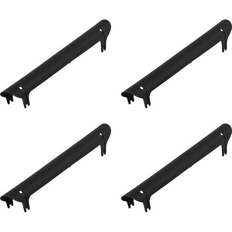 Adatto per 4X nuovo telaio mountain bike protezione fodero orizzontale, protezione catena per bicicletta, accessori per bicicletta, nero.