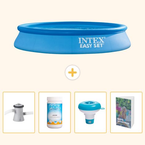 Intex Piscine Easy Set Ronde - 305x61 cm - 5-pièces SCB120 (1/5)