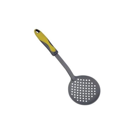 FPLUS espumadera antiadherente aiala , Mango de silicona para un agarre más comodo.

No estropea el antiadherente.