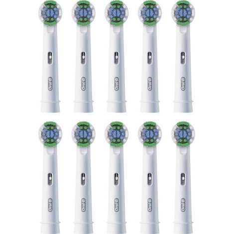 Oral-B EB20RX Testina di Ricambio PRO Precision Clean con Setole a X 10 Pezzi colore Bianco