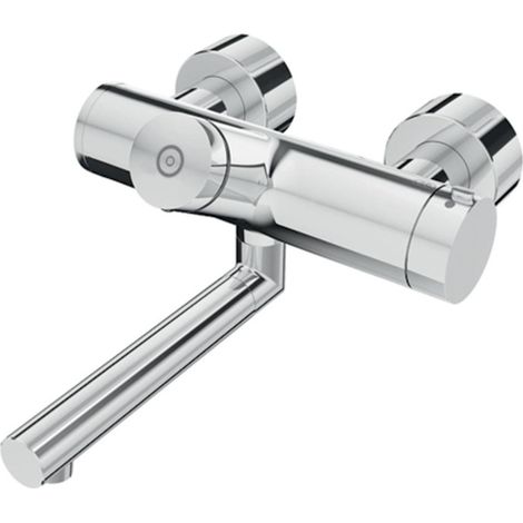 Robinet encastré VITUS VW-SC-T, mitigeur thermostatique, chromé 330 mm