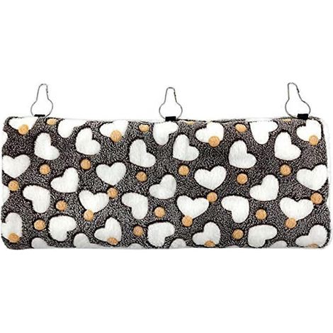 Lit de couchage confortable et chaud pour cobayes, hamac suspendu, nid douillet pour animaux de compagnie-45.00X20.00X13.00CM-Coffee