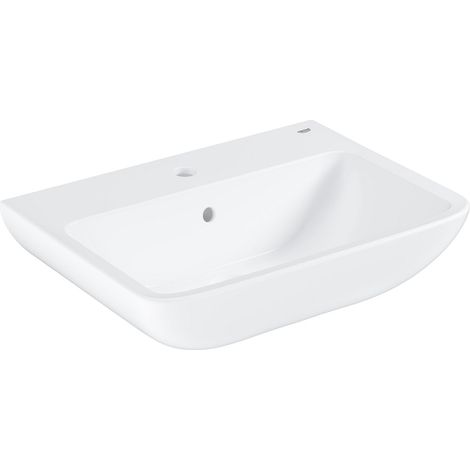 Grohe Start Edge - Möbelwaschtisch 60x45 cm, mit Überlauf, 1 Hahnloch, alpinweiß 39950000 (1/3)