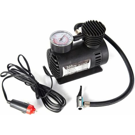 Voiture Mini pompe de gonflage électrique Portable pneu gonfleur d'air 300PSI Auto compresseur pompe pour voiture moto basket-ball (1/5)