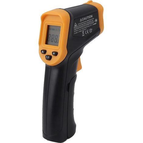 Thermomètre infrarouge portable pour la cuisson, four à pizza, barbecue et moteur - Mesureur de température de surface laser (1/5)