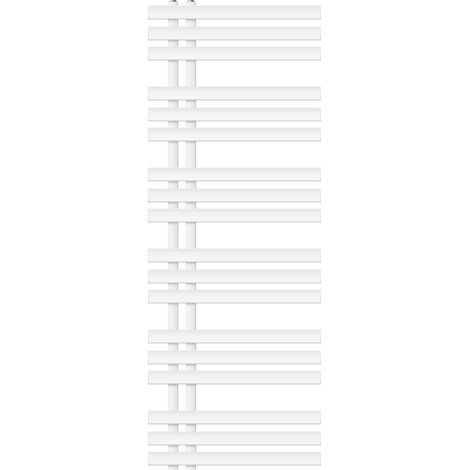 ECD Germany Iron EM Design Radiateur Sèche-Serviettes - 500 x 1400 mm - Blanc - Radiateur Salle de Bain Sèche Serviette Chauffant (1/5)