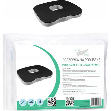 MEDI SLEEP ORTHOPÄDISCHER SITZKISSENBEZUG MIT LOCH