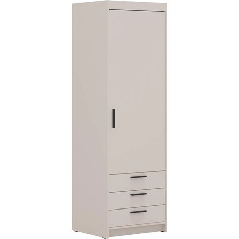 AX LIVING Kleiderschrank Schrank Beige Storicos 1T3S 59,9cm Modern