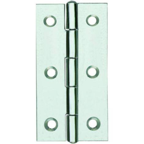 12 x CERNIERA PERNO FISSO 120IN INOX 1.1/2 26X40 MM